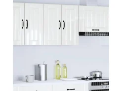 vidaXL Küchen-Hängeschrank Lucca Hochglanz-Weiß Holzwerkstoff 853819