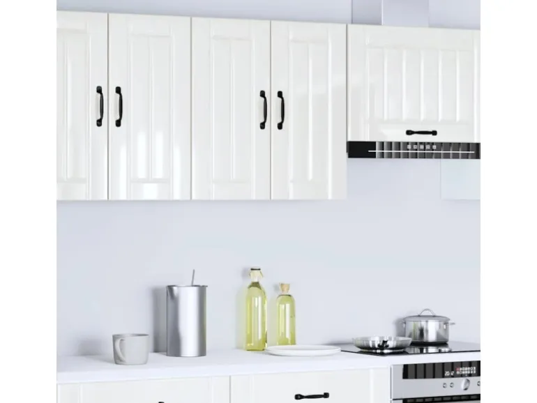 vidaXL Küchen-Hängeschrank Lucca Hochglanz-Weiß Holzwerkstoff 853819