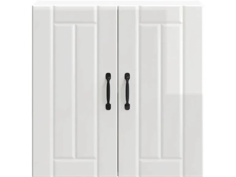 vidaXL Küchen-Hängeschrank Lucca Hochglanz-Weiß Holzwerkstoff 853819