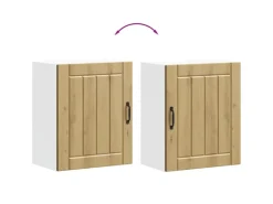 vidaXL Küchen-Hängeschrank Lucca Artisan-Eiche Holzwerkstoff 853815