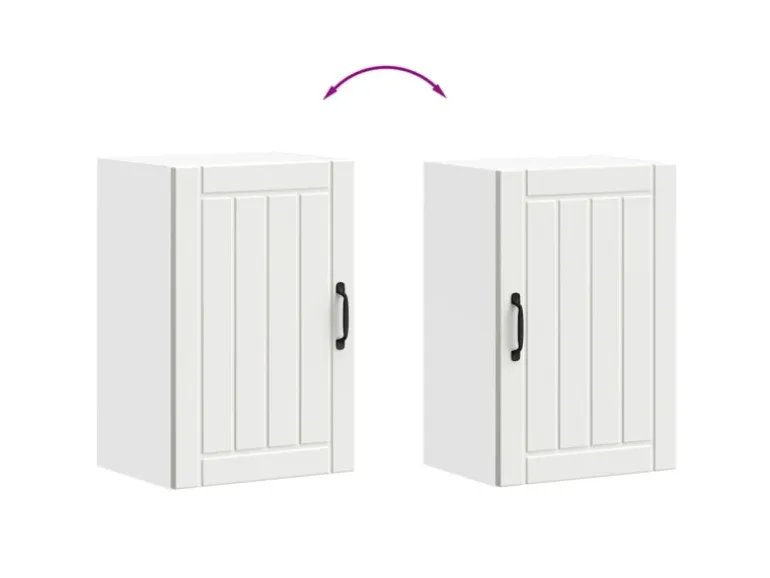 vidaXL Küchen-Hängeschrank Lucca Weiß Holzwerkstoff 853787