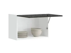 vidaXL Küchen-Hängeschrank Lucca Schwarz Holzwerkstoff 853838