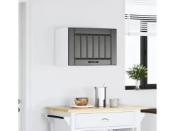 vidaXL Küchen-Hängeschrank Lucca Schwarz Holzwerkstoff 853838