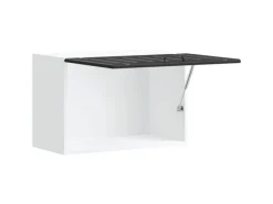 vidaXL Küchen-Hängeschrank Lucca Schwarz Holzwerkstoff 853838