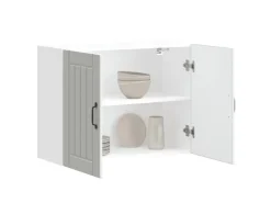 vidaXL Küchen-Hängeschrank Lucca Weiß Holzwerkstoff 853827