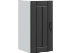 vidaXL Küchen-Hängeschrank Lucca Schwarz Holzwerkstoff 853778