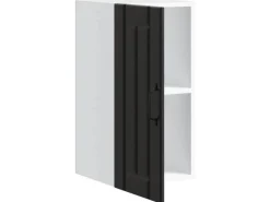 vidaXL Küchen-Hängeschrank Lucca Schwarz Holzwerkstoff 853778