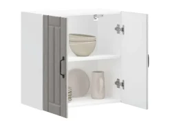 vidaXL Küchen-Hängeschrank Lucca Grau Sonoma Holzwerkstoff 853823