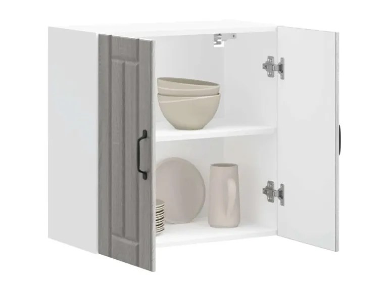 vidaXL Küchen-Hängeschrank Lucca Grau Sonoma Holzwerkstoff 853823