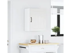 vidaXL Küchen-Hängeschrank Lucca Weiß Holzwerkstoff 853797