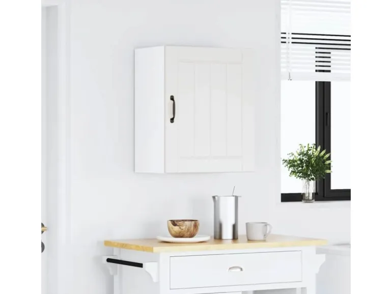 vidaXL Küchen-Hängeschrank Lucca Weiß Holzwerkstoff 853797