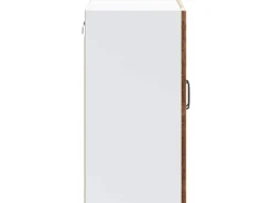 vidaXL Küchen-Hängeschrank mit Glastür Altholz-Optik Holzwerkstoff 853855