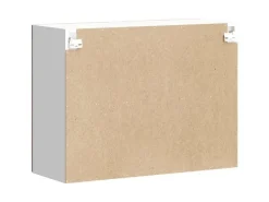 vidaXL Küchen-Hängeschrank mit Glastür Altholz-Optik Holzwerkstoff 853855