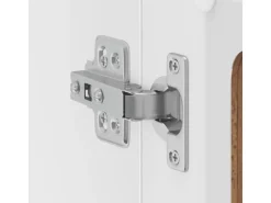 vidaXL Küchen-Hängeschrank mit Glastür Lucca Altholz-Optik 853775