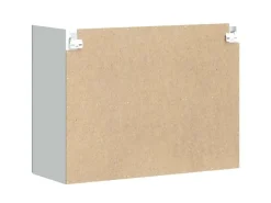 vidaXL Küchen-Hängeschrank mit Glastür Kalmar Betongrau Holzwerkstoff 853611