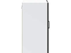 vidaXL Küchen-Hängeschrank mit Glastür Lucca Schwarz Holzwerkstoff 853848