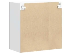 vidaXL Küchen-Hängeschrank mit Glastür Lucca Grau Sonoma Holzwerkstoff 853913