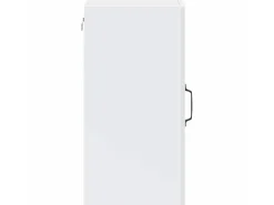 vidaXL Küchen-Hängeschrank mit Glastür Porto Hochglanz-Weiß 854009