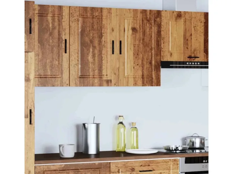 vidaXL Küchen-Hängeschrank Porto Altholz-Optik Holzwerkstoff 854075