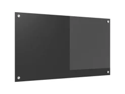 vidaXL Küchenrückwand Dunkelgrau 90 x 50 x 0,6 cm Gehärtetes Glas 42001245