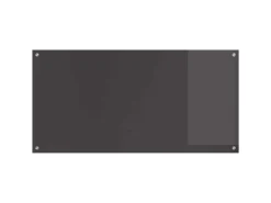 vidaXL Küchenrückwand Dunkelgrau 120 x 60 x 0,6 cm Gehärtetes Glas 42001315