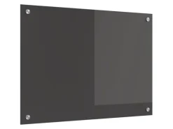 vidaXL Küchenrückwand Dunkelgrau 70 x 50 x 0,6 cm Gehärtetes Glas 42001239