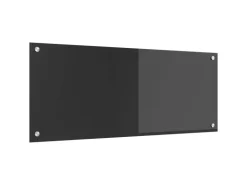 vidaXL Küchenrückwand Dunkelgrau 100 x 40 x 0,6 cm Gehärtetes Glas 42001247