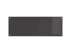 vidaXL Küchenrückwand Dunkelgrau 110 x 40 x 0,6 cm Gehärtetes Glas 42001310