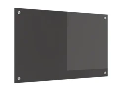 vidaXL Küchenrückwand Dunkelgrau 80 x 50 x 0,6 cm Gehärtetes Glas 42001242