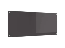 vidaXL Küchenrückwand Dunkelgrau 120 x 50 x 0,6 cm Gehärtetes Glas 42001314