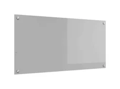 vidaXL Küchenrückwand Hellgrau 100 x 50 x 0,6 cm Gehärtetes Glas 42001236