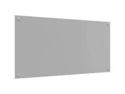 vidaXL Küchenrückwand Hellgrau 100 x 50 x 0,6 cm Gehärtetes Glas 42001236