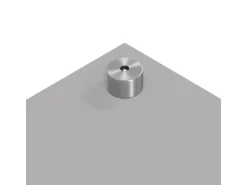 vidaXL Küchenrückwand Hellgrau 100 x 50 x 0,6 cm Gehärtetes Glas 42001236