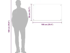 vidaXL Küchenrückwand Hellgrau 100 x 50 x 0,6 cm Gehärtetes Glas 42001236