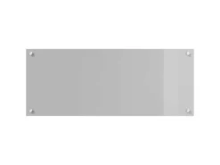 vidaXL Küchenrückwand Hellgrau 100 x 40 x 0,6 cm Gehärtetes Glas 42001235