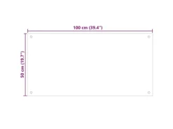 vidaXL Küchenrückwand Schwarz 100x50 cm Hartglas 249491