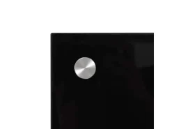 vidaXL Küchenrückwand Schwarz 80x60 cm Hartglas 249486