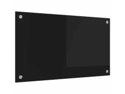 vidaXL Küchenrückwand Schwarz 70 x 40 cm Gehärtetes Glas 42018032