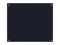 vidaXL Küchenrückwand Schwarz 70x60 cm Hartglas 249483