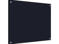 vidaXL Küchenrückwand Schwarz 70x60 cm Hartglas 249483