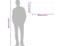 vidaXL Küchenrückwand Schwarz 80x40 cm Hartglas 249484