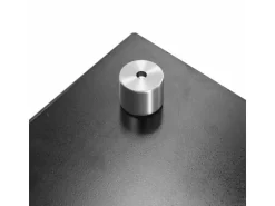 vidaXL Küchenrückwand Schwarz 80x40 cm Hartglas 249484