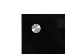 vidaXL Küchenrückwand Schwarz 80x50 cm Hartglas 249485