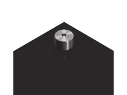 vidaXL Küchenrückwand Schwarz 70 x 60 cm Gehärtetes Glas 42018034