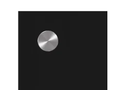 vidaXL Küchenrückwand Schwarz 80 x 60 cm Gehärtetes Glas 42018037