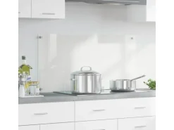 vidaXL Küchenrückwand Transparent 100 x 50 cm Gehärtetes Glas 42018030