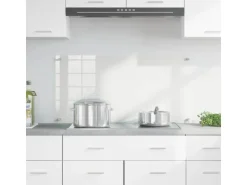 vidaXL Küchenrückwand Transparent 100 x 50 cm Gehärtetes Glas 42018030