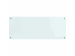 vidaXL Küchenrückwand Weiß 100 x 40 cm Gehärtetes Glas 42018017