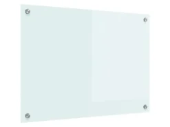 vidaXL Küchenrückwand Weiß 70 x 50 cm Gehärtetes Glas 42018009