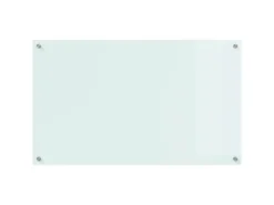 vidaXL Küchenrückwand Weiß 100 x 60 cm Gehärtetes Glas 42018019